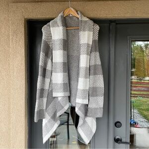 Knox Rose gray plaid plus-size sweater, XXL